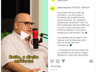 PODCAST 28 da Galileu Escola de Negócios com o Prof. Luiz Carlos Aceti Jr.