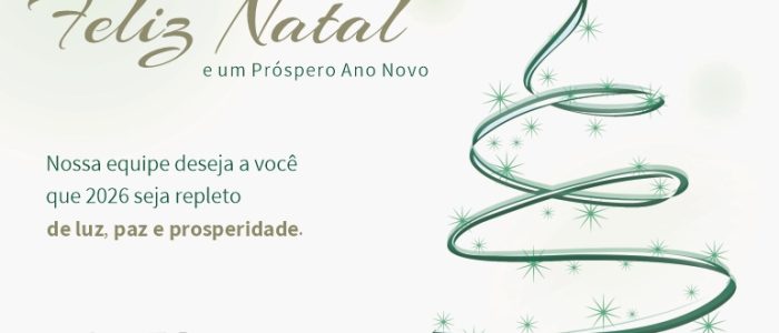 Feliz Natal e Próspero Ano de 2026