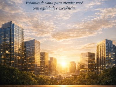 Retorno aos Trabalhos em 2026.