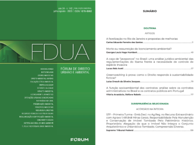 Publicação na Revista Fórum de Direito Urbano e Ambiental reforça atuação estratégica da Aceti Advocacia em Direito Ambiental