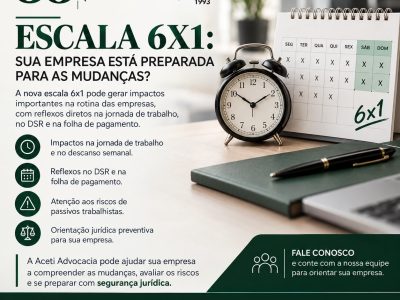 ESCALA 6X1: SUA EMPRESA ESTÁ PREPARADA PARA AS MUDANÇAS?